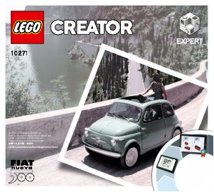 Manual de uso Lego set 10271 Creator Fiat 500