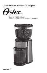 Manual Oster BVSTBMH23-033 Coffee Grinder