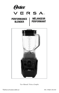 Mode d’emploi Oster BLSTVB-104A-033 Versa Blender