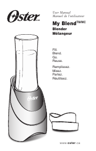 Manual Oster BLSTPB-CAD-MASTER My Blend Blender