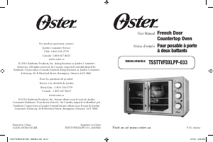 Mode d’emploi Oster TSSTTVFDXLPP-033 Four