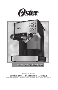 Handleiding Oster BVSTEM6601SS-033 Espresso-apparaat