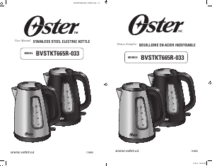 Manual Oster BVSTKT687-033 Kettle