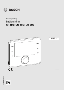 Bedienungsanleitung Bosch CW 800 Thermostat