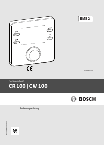 Bedienungsanleitung Bosch CR 100 Thermostat