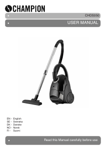 Manual Champion CHDS050 Vacuum Cleaner