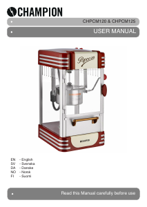 Handleiding Champion CHPCM125 Popcornmachine