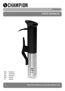 Manual Champion CHSV510 Sous-vide Stick