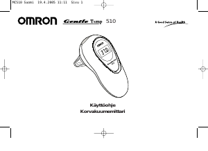 Käyttöohje Omron MC-510 Gentle Temp Kuumemittari