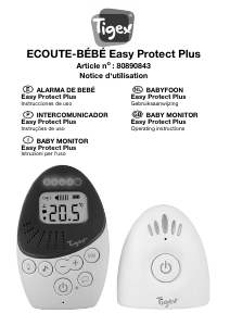 Manual de uso Tigex Easy Protect Plus Vigilabebés