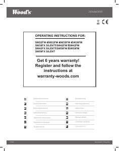 Manual Wood's SW42FX SILENT Dezumidificator