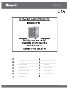 Rokasgrāmata Wood's DSC50FM Mitruma regulators