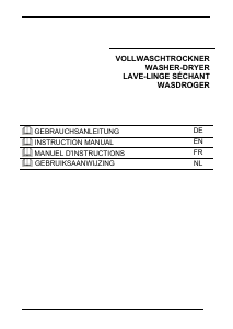 Handleiding Whirlpool AWZ 614 Was-droog combinatie