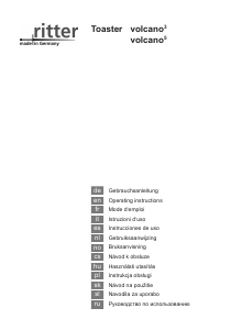 Manuale Ritter Volcano5 Tostapane