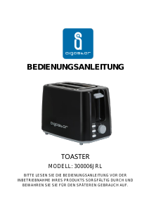 Bedienungsanleitung Aigostar 300006JRL Toaster