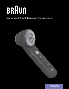 Manual de uso Braun BNT 400 Termómetro