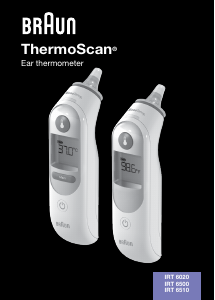 Manual de uso Braun IRT 6510 ThermoScan Termómetro