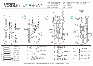 Bedienungsanleitung Voss Aspen Kratzbaum