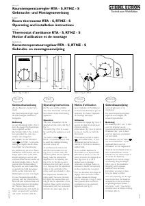 Mode d’emploi Stiebel Eltron RTA-S Thermostat