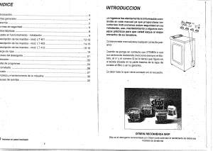 Manual de uso Otsein LT 401 Lavadora