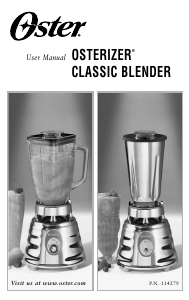 Manual Oster 4127-33A Osterizer Blender