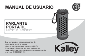 Manual de uso Kalley K-APPBT10 Altavoz