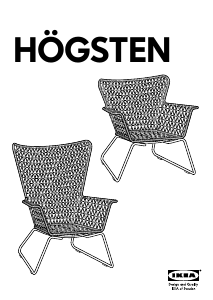 Руководство IKEA HOGSTEN Садовое кресло