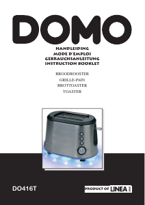 Manual Domo DO416T Toaster