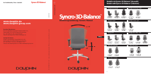 Руководство Dauphin SH 4235 Shape Офисное кресло