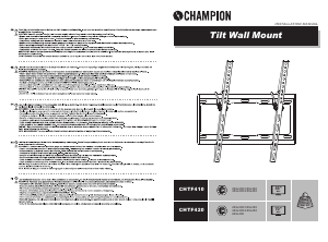 Manual Champion CHTF420 Wall Mount