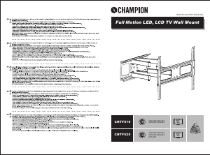 Bruksanvisning Champion CHTF510 Veggfeste