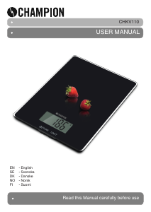 Manual Champion CHKV110 Kitchen Scale