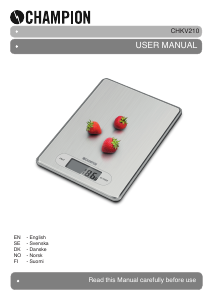 Manual Champion CHKV210 Kitchen Scale