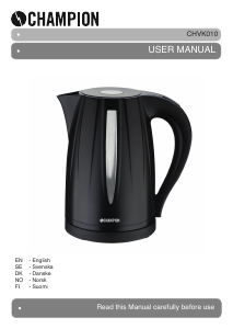 Manual Champion CHVK010 Kettle