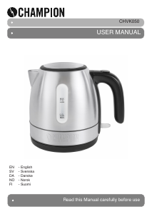 Manual Champion CHVK050 Kettle