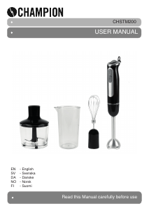 Manual Champion CHSTM200 Hand Blender