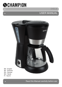 Manual Champion CHKB110 Coffee Machine