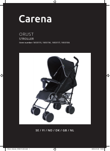 Handleiding Carena ORUST Kinderwagen