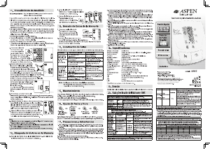 Manual de uso Aspen MN95 Tensiómetro