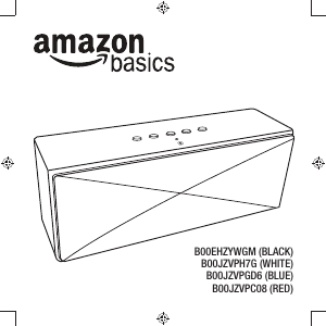 Manual de uso AmazonBasics B00EHZYWGM Altavoz