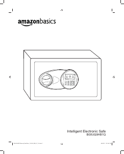 説明書 AmazonBasics B00UG9HB1Q 金庫