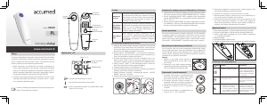 Instrukcja Accumed HB500 Termometr