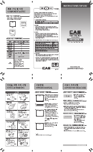 Manual CAS HE-81 Scale