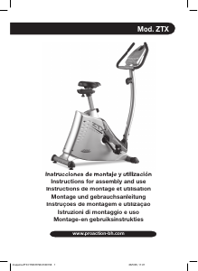 Manual BH Fitness ZTX Bicicleta estática