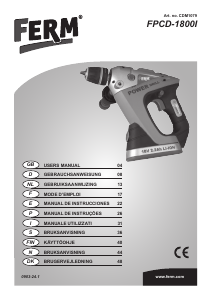 Bedienungsanleitung FERM CDM1079 Schlagbohrmaschine