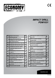 Посібник FERM PDM1031 Дрель-шуруповерт