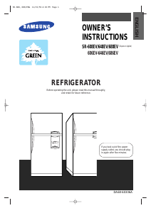 Manual Samsung SR-686EV Fridge-Freezer