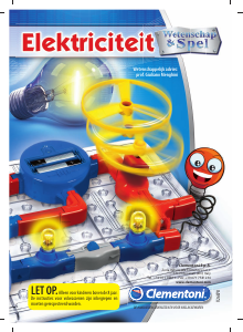 Handleiding Clementoni 66725 Elektriciteit - Wetenschap & Spel