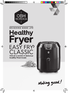 Handleiding OBH Nordica AG2018S0 Easy Fry Classic Friteuse