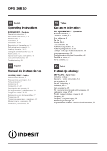 Manual de uso Indesit DFG 26B10 Lavavajillas